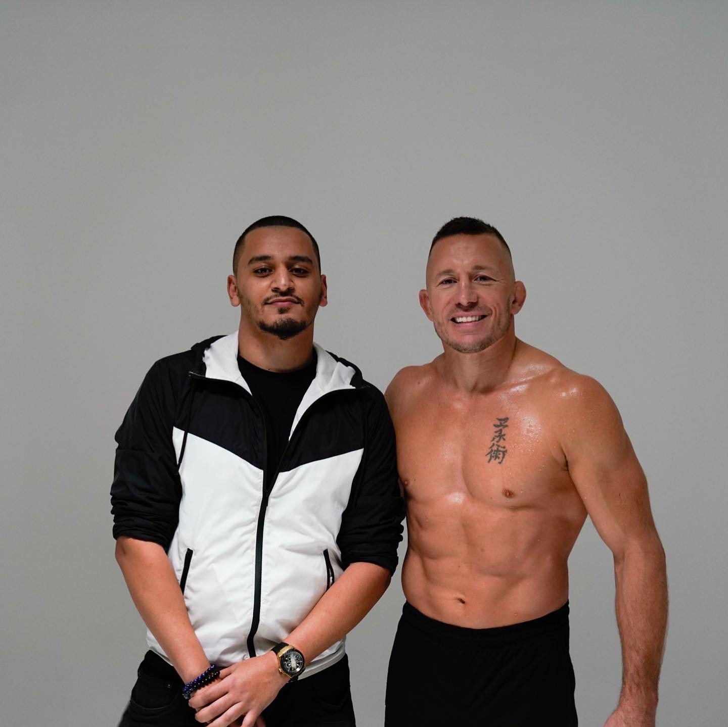 Wolf with Georges St-Pierre