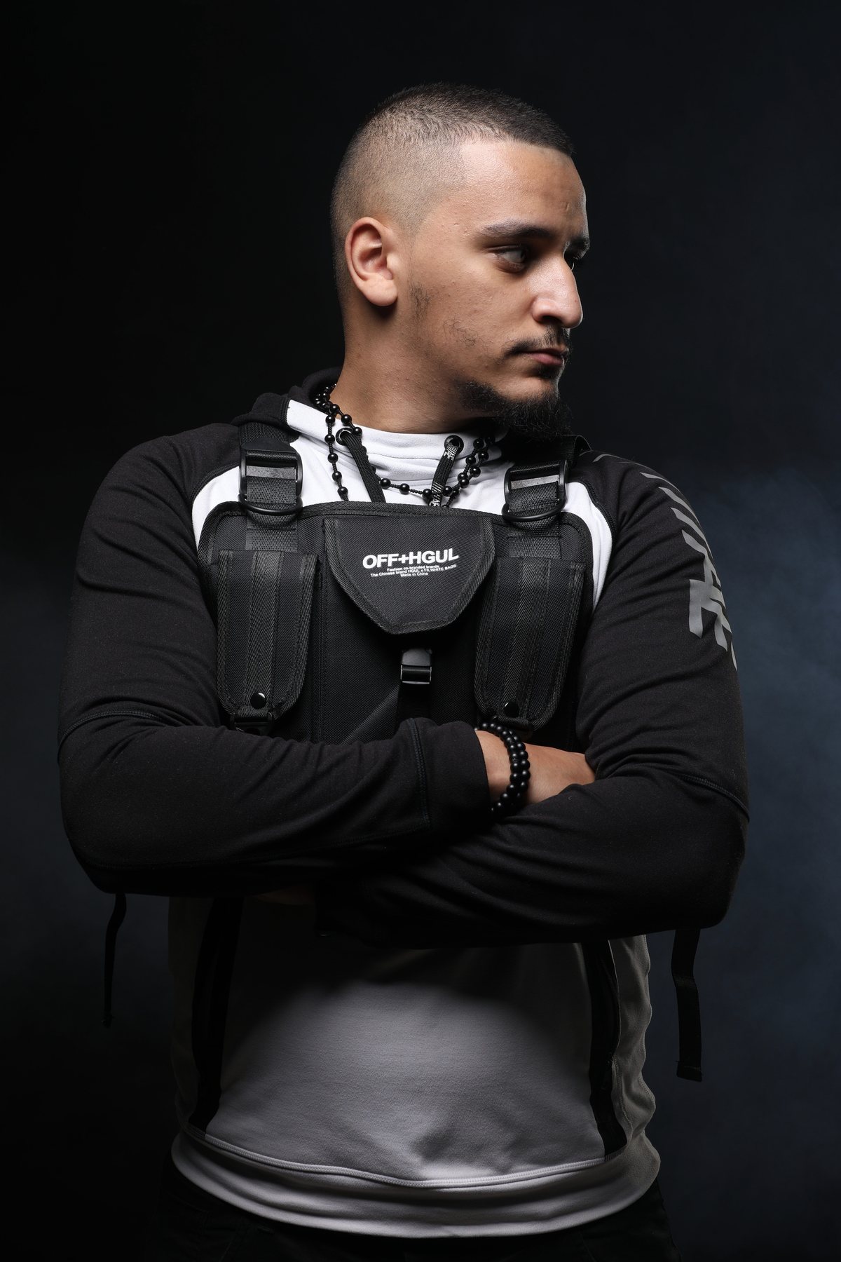 Portrait of Wolf, arms crossed