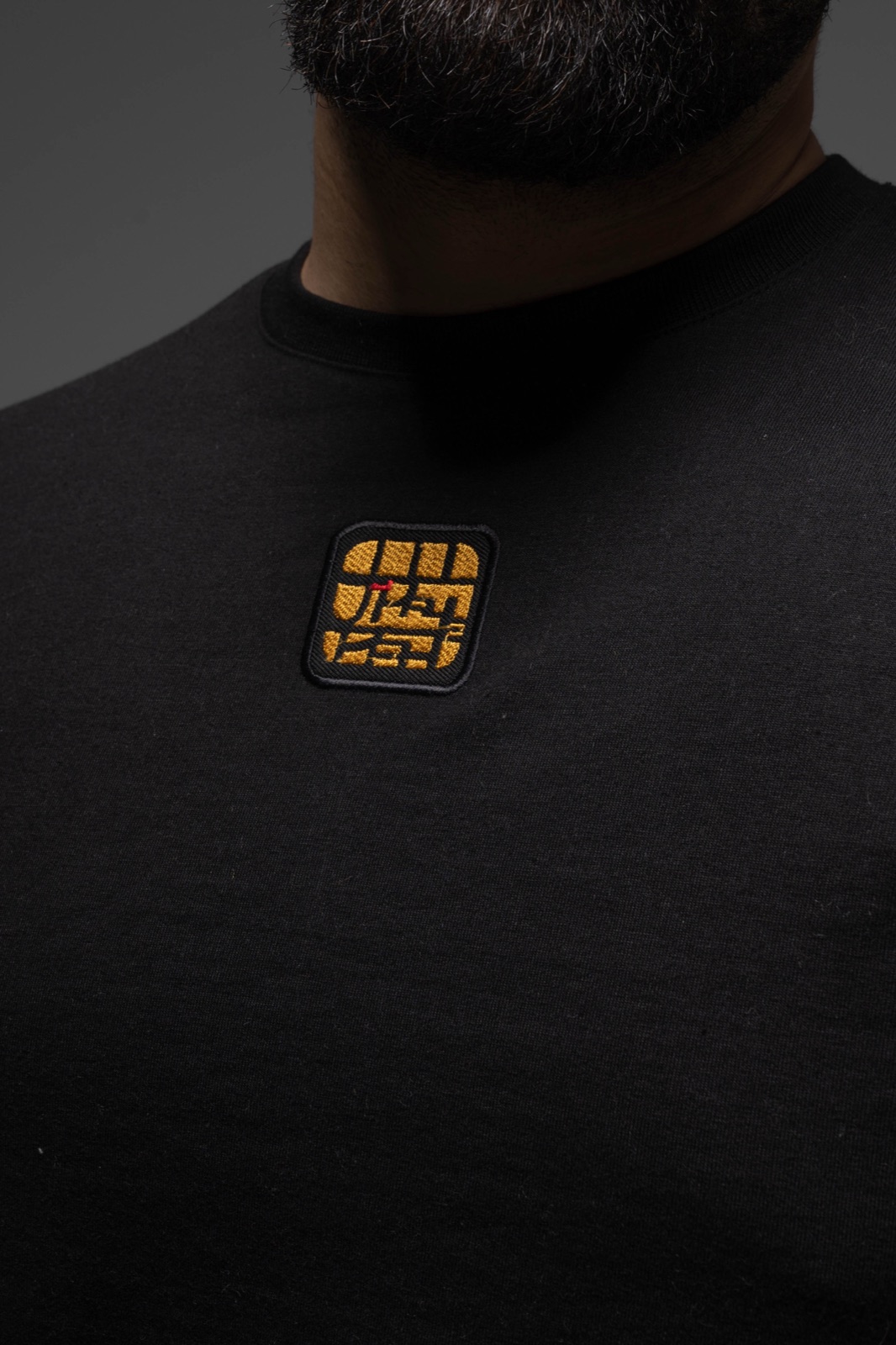 Product macro — embroidered patch