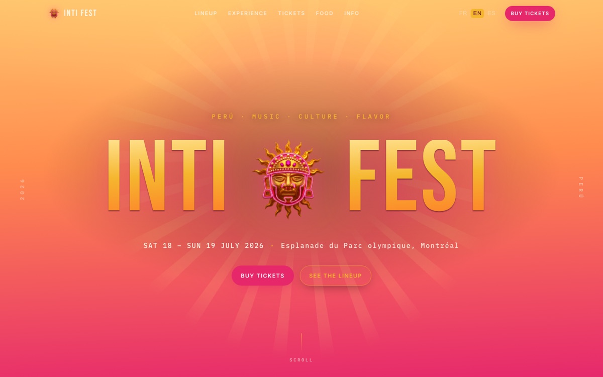 INTI FEST — festival website